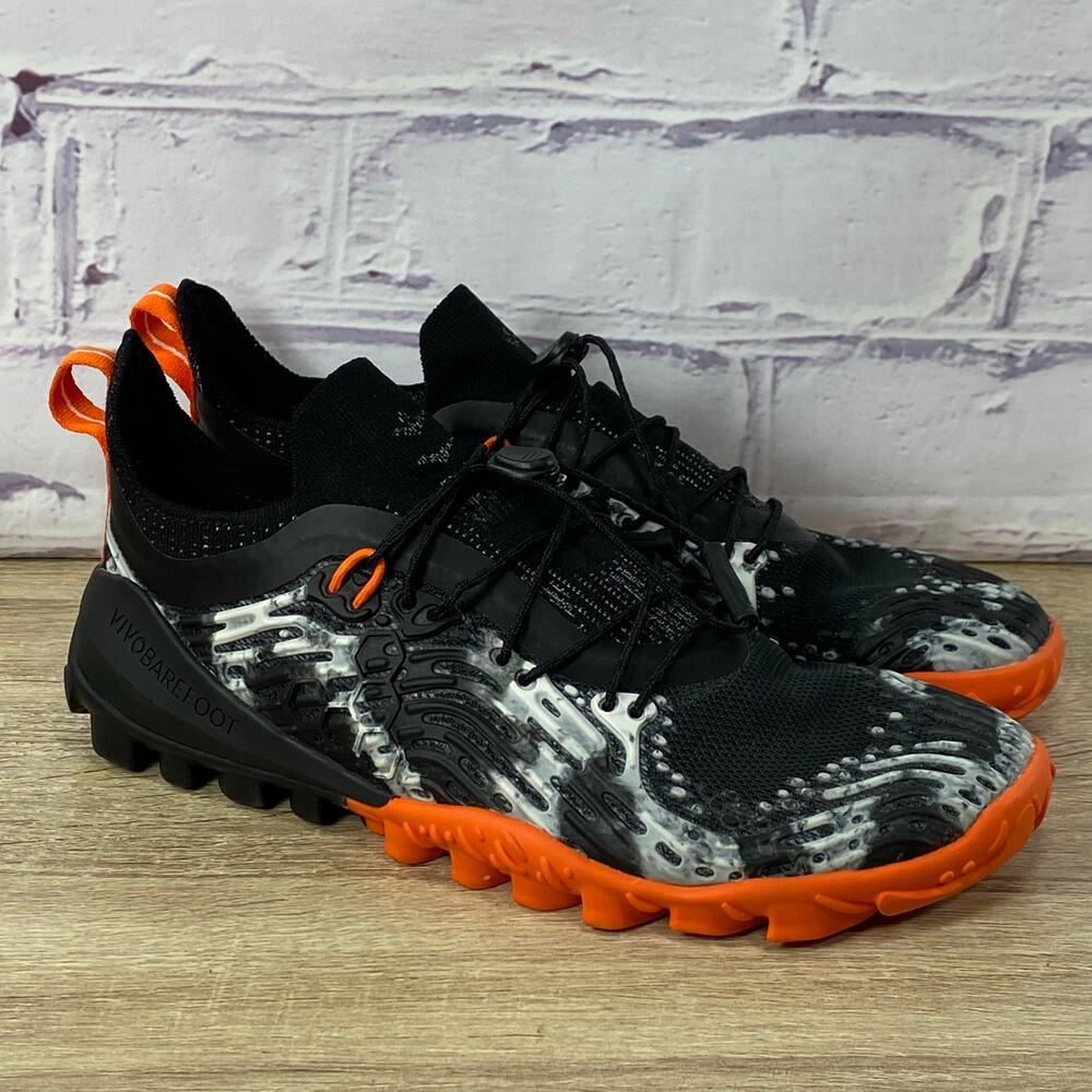 Vivobarefoot Hydra ESC Black Orange Barefoot Running Shoes Women's Size 36 US 5